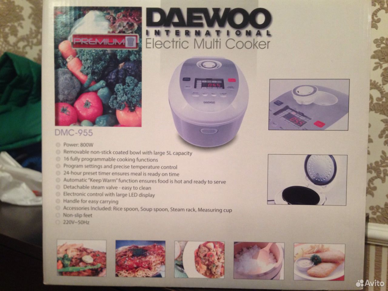 Daewoo dmc 955 книга рецептов