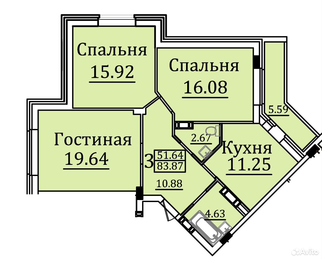 4 Комнатная Оренбург Купить