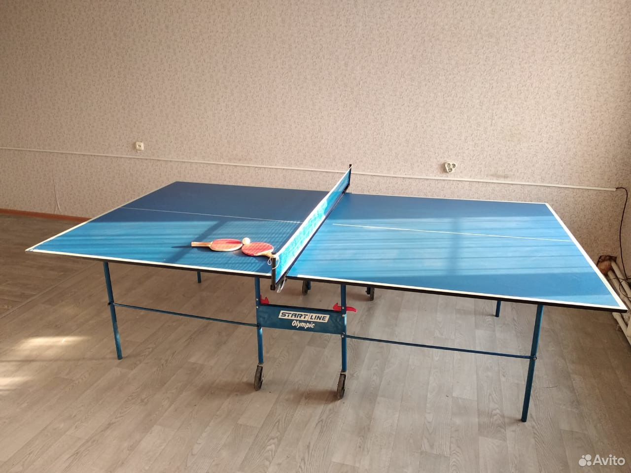теннисный стол start line olympic с сеткой blue