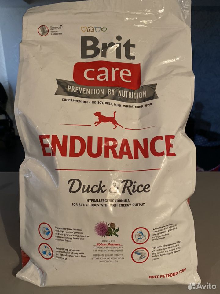 Сухой корм Brit Care Endurance с уткой и рисом для купить на Зозу.ру - фотография № 1