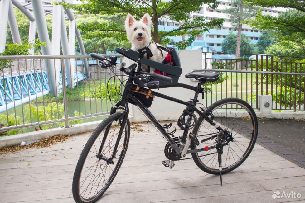 Велосипедное кресло для собаки