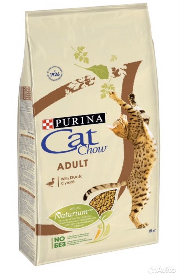 Корм для кошек CAT chow Adult 15 кг купить на Зозу.ру - фотография № 1