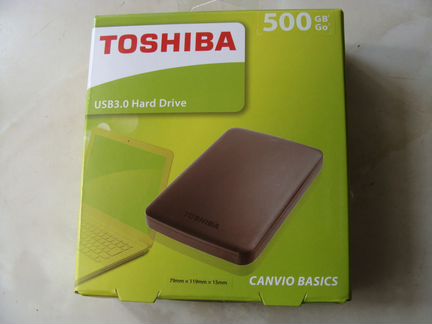 Внешний жесткий диск toshiba 500Gb