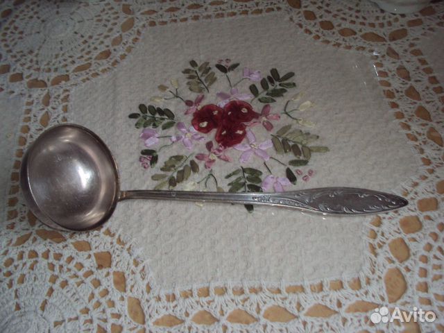 Мельхиоровый половник