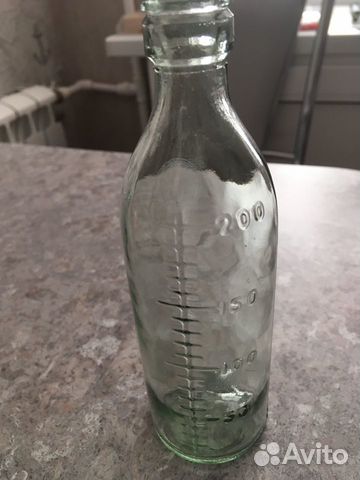Бутылочки стеклянные мерные, СССР