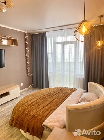 

1-к. квартира, 45 м², 2 кровати