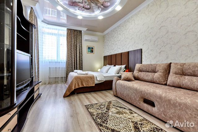 

1-к. квартира, 53 м², 2 кровати