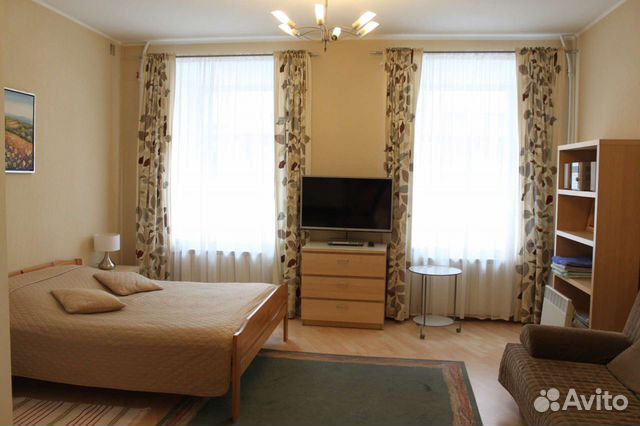 

Квартира-студия, 40 м², 2 кровати