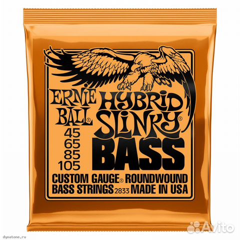 Струны для бас-гитары ernie ball 2833