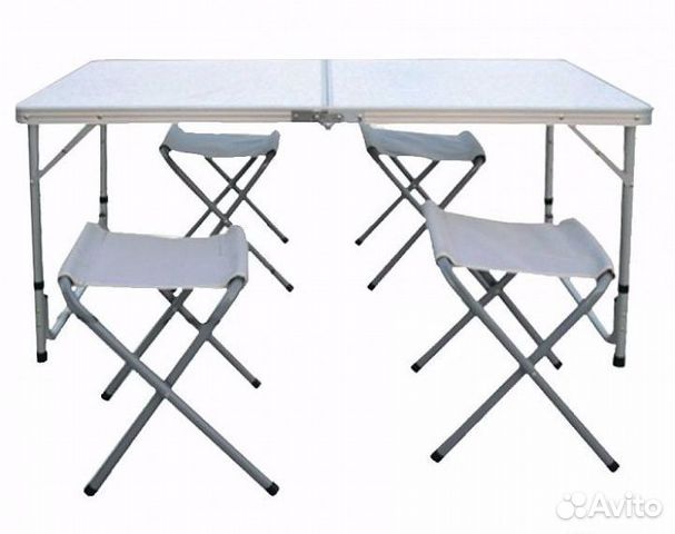Стол со стульями туристический складной