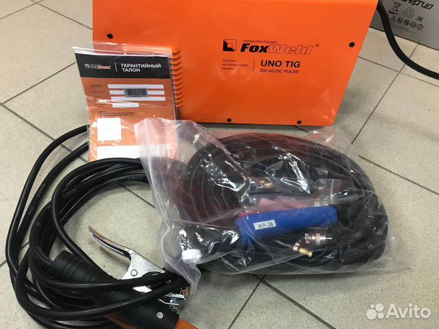 Сварочный аппарат FoxWeld UNO TIG 200 AC/DC pulse