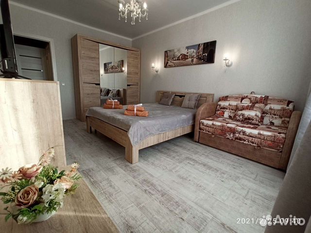 

1-к. квартира, 39 м², 2 кровати