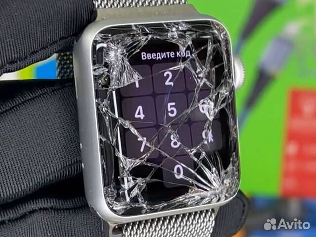 Ремонт замена стекла Apple Watch S2/S3/S4/S5/S6/S7