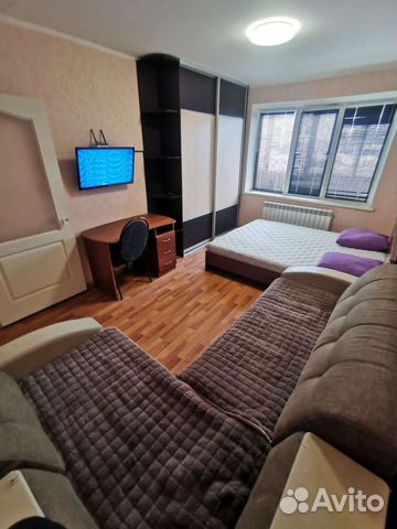 

1-к. квартира, 38 м², 3 кровати