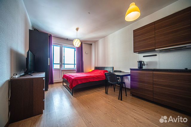 

Квартира-студия, 34 м², 1 кровать