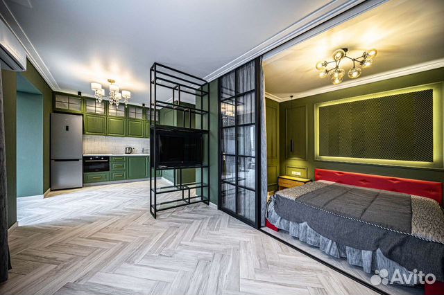 

Квартира-студия, 40 м², 2 кровати