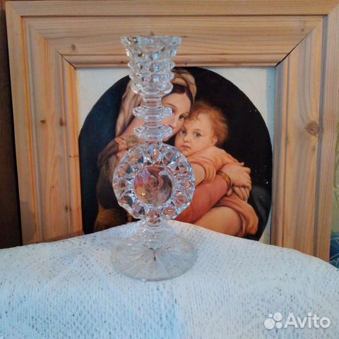 Гусь хрустальный, подсвечник