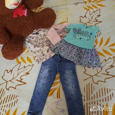 Пакет одежды на девочку 92-98