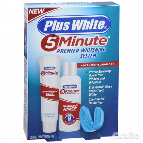 Система отбеливания зубов Plus White 5 Minute