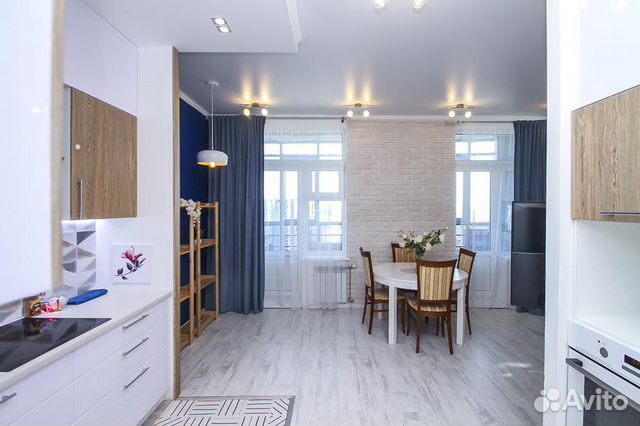 

Квартира-студия, 45 м², 2 кровати