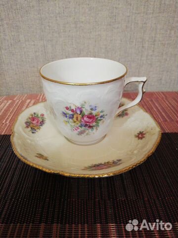 Кофейная чашка с блюдцем Розенталь