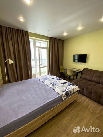 

Квартира-студия, 29 м², 2 кровати