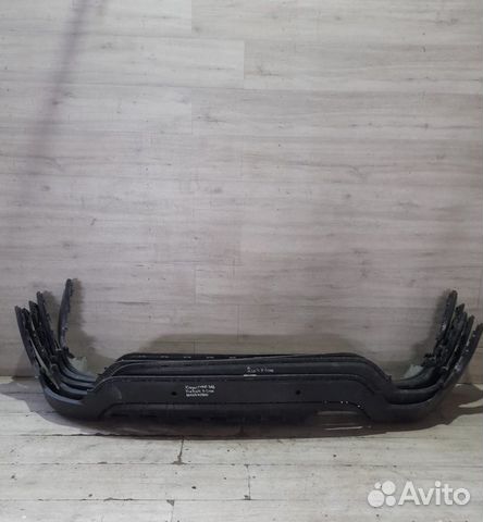 Юбка заднего бампера Kia Rio 4 X-Line