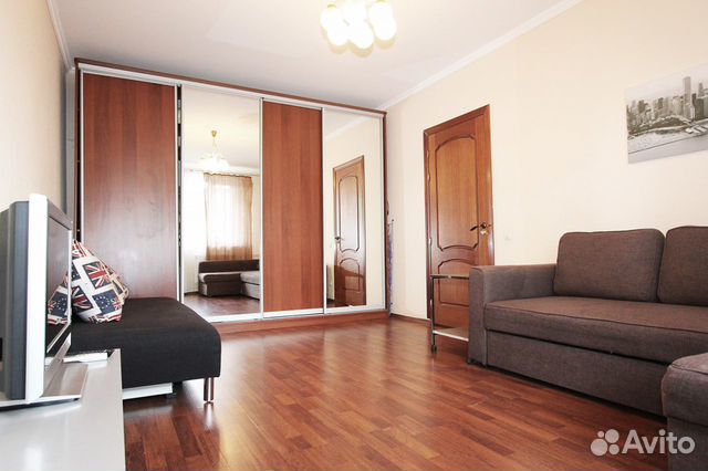 

1-к. квартира, 40 м², 2 кровати