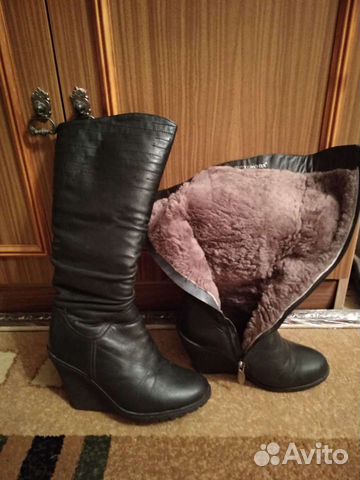 Сапоги женские натуральная кожа
