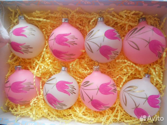 Набор елочных шаров гдр