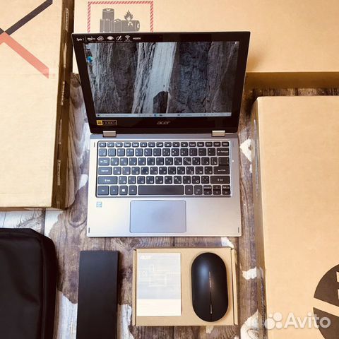 Новый ноутбук Acer spin 1 sp111-34n-c9et IPS
