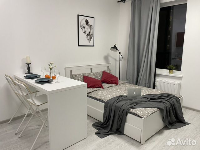 

Квартира-студия, 28 м², 1 кровать
