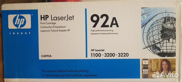 Картридж HP LaserJet C4092A новый (оригинал)