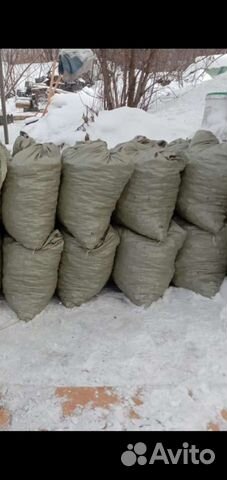 Уголь в мешках