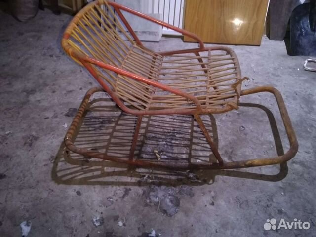 Кресло качалка детская старинная