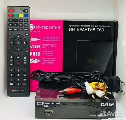 Эфирный цифровой ресивер интерактив