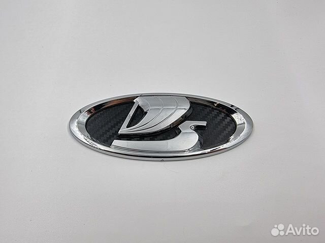 Эмблема LADA хром/карбон. Ладья