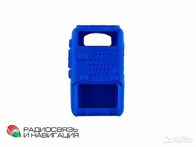 Чехол для рации Baofeng UV-5R синий силиконовый