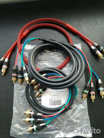 Межблочный кабель Kramer RCA C-R3VM/R3VM-3