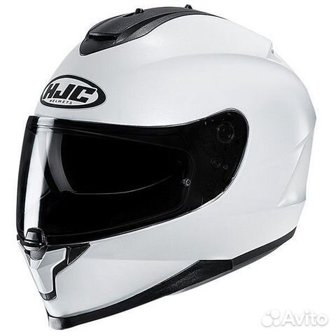 Мотошлем HJC C 70 rearl white