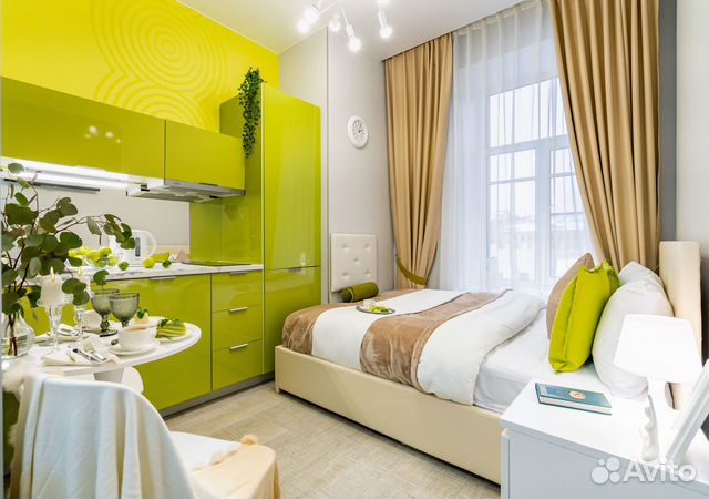 

Квартира-студия, 16 м², 1 кровать
