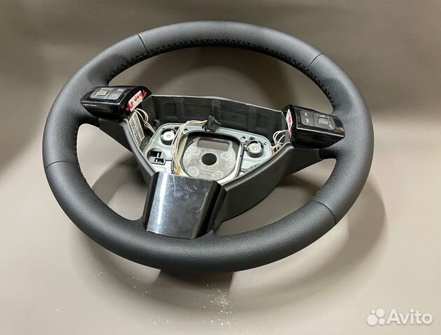 Руль Opel Astra h перетянут в кожу Dakota