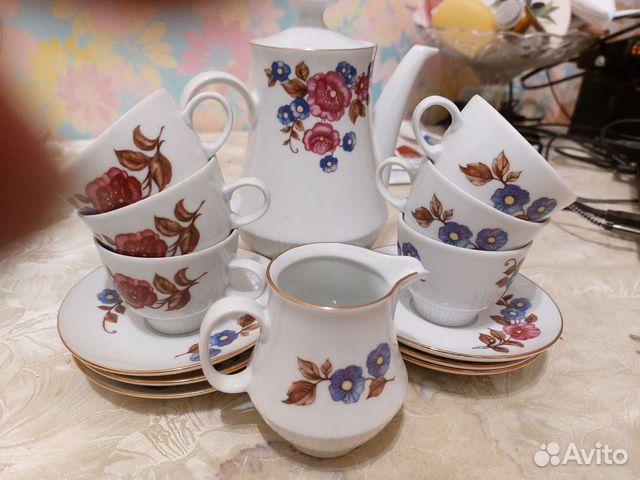 Кофейный сервиз из гдр, кольдиц