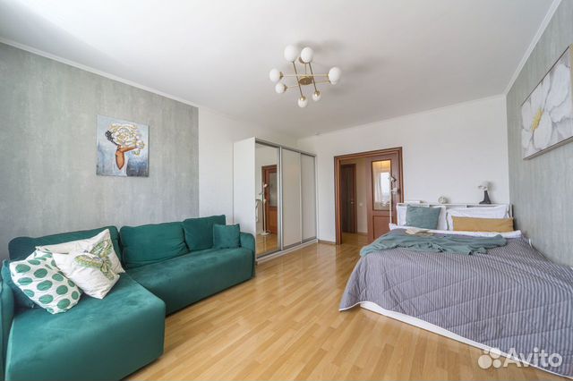

1-к. квартира, 45 м², 2 кровати