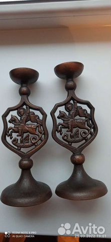 Подсвечник медный Старый Оскол