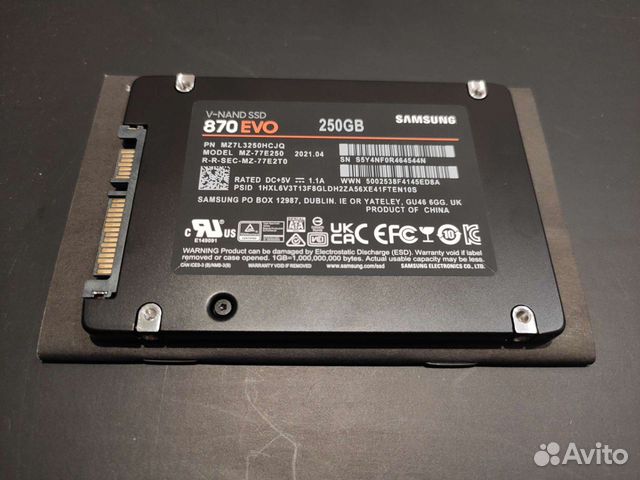 Внутренний ssd samsung 870 evo