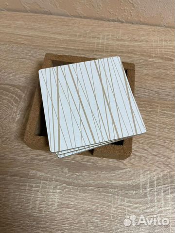 Подставки Икея из пробкового дерева под кружки