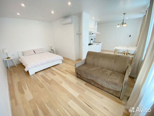 

Квартира-студия, 42 м², 2 кровати