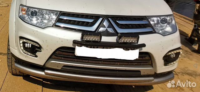 Защита бампера Mitsubishi Pajero Sport