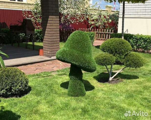 Топиарные фигуры из газона